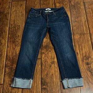 LOFT Dark Blue Ankle Jeans